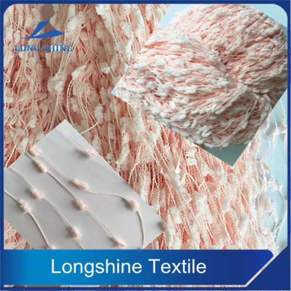 HOT SALE POLYESTER ACRYLIC VISCOSE BLENDED TOOTHBRUSH YARN FANCY YARN FOR SWEATER