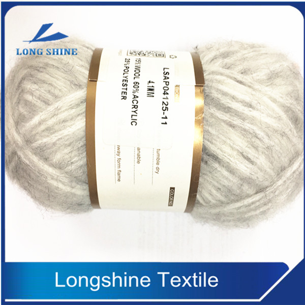 1.7NM 24% nylon 76% acrylic blended hand knitting yarn