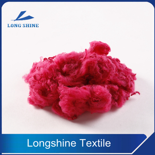 Red Polyester Staple Fiber