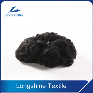 Black Polyester Staple Fiber