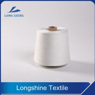 Raw White Polyester Knitting Waxed Yarn