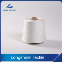 Raw White T/R Core Spun Yarn for Knitting Denim Supplier